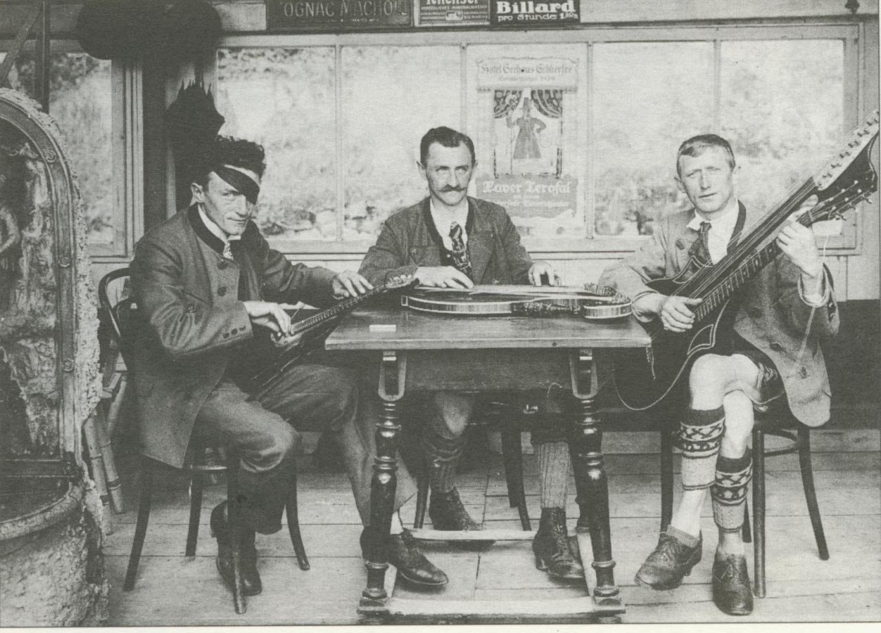 Reiter Hansl, Holl Karl, Kiem Pauli um 1925